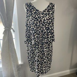 Kate Spade Double Layer Butterfly Silk blend dress. Great condition.